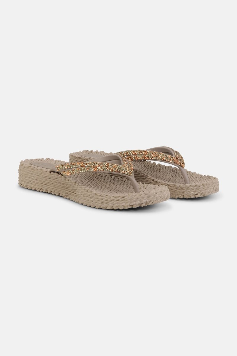 Platform slippers met koper mix strass steen CHEERFUL15C | Atmosphere | Shoes | Ilse Jacobsen