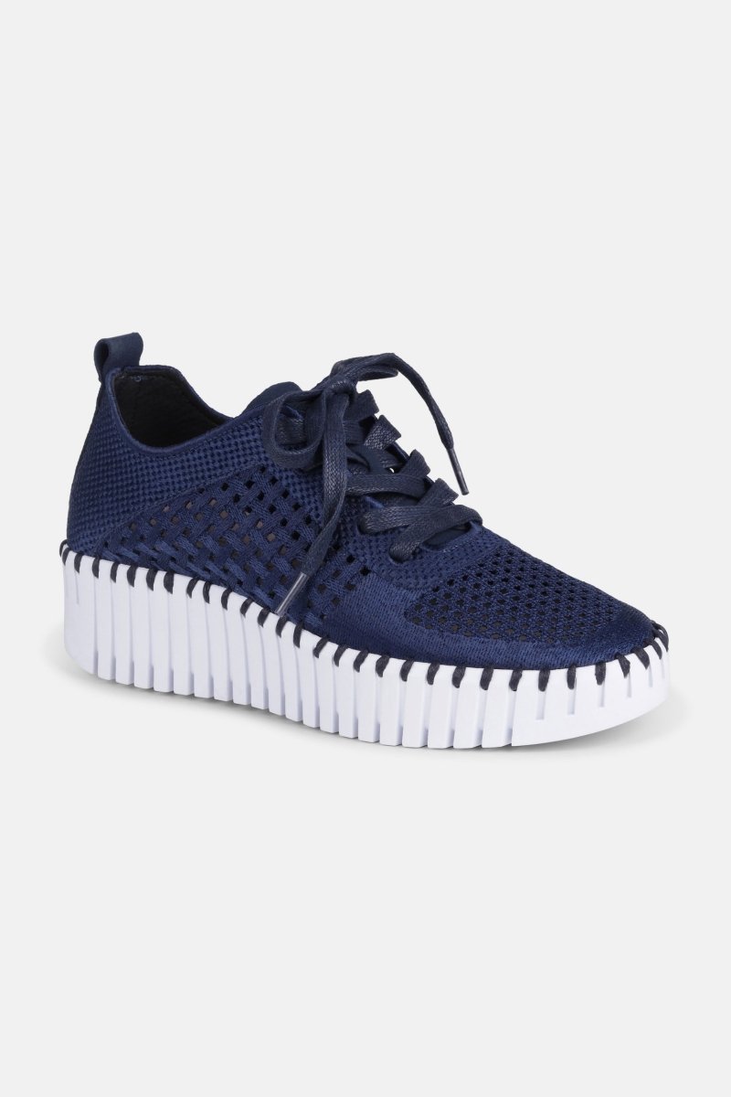 Sneakers TULIP4271 | Dark Indigo White | Shoes | Ilse Jacobsen