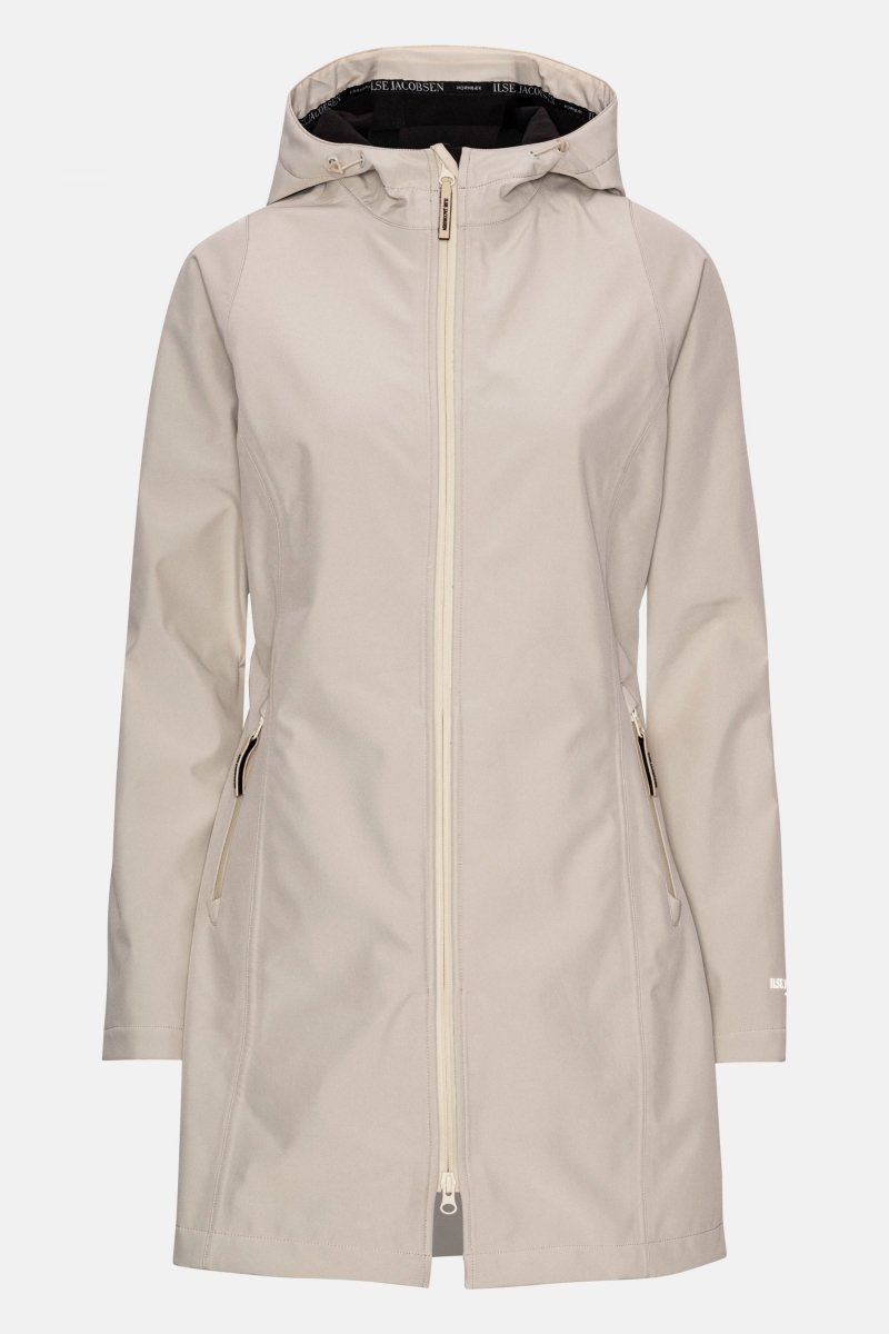 Softshell Regenjas DAYBREAK01 | Bleached Sand | Raincoat | Ilse Jacobsen