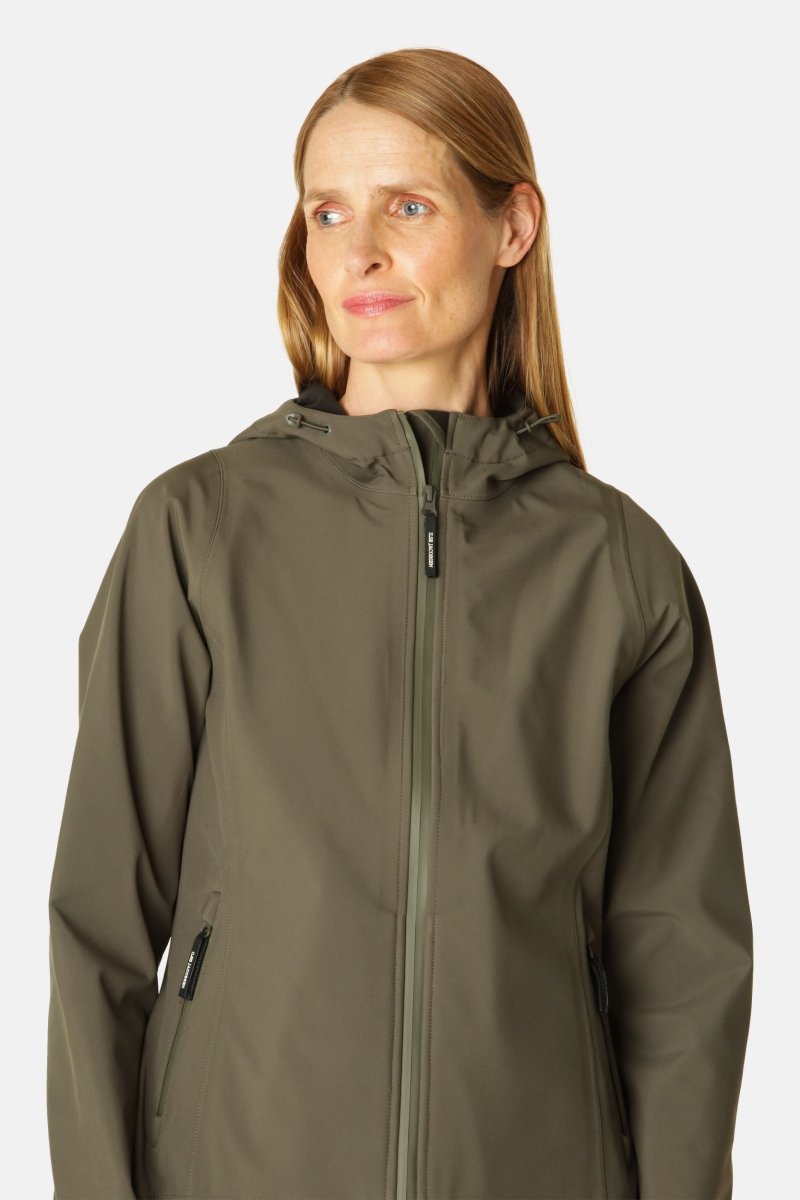 Softshell Regenjas DAYBREAK02 | Army | Raincoat | Ilse Jacobsen
