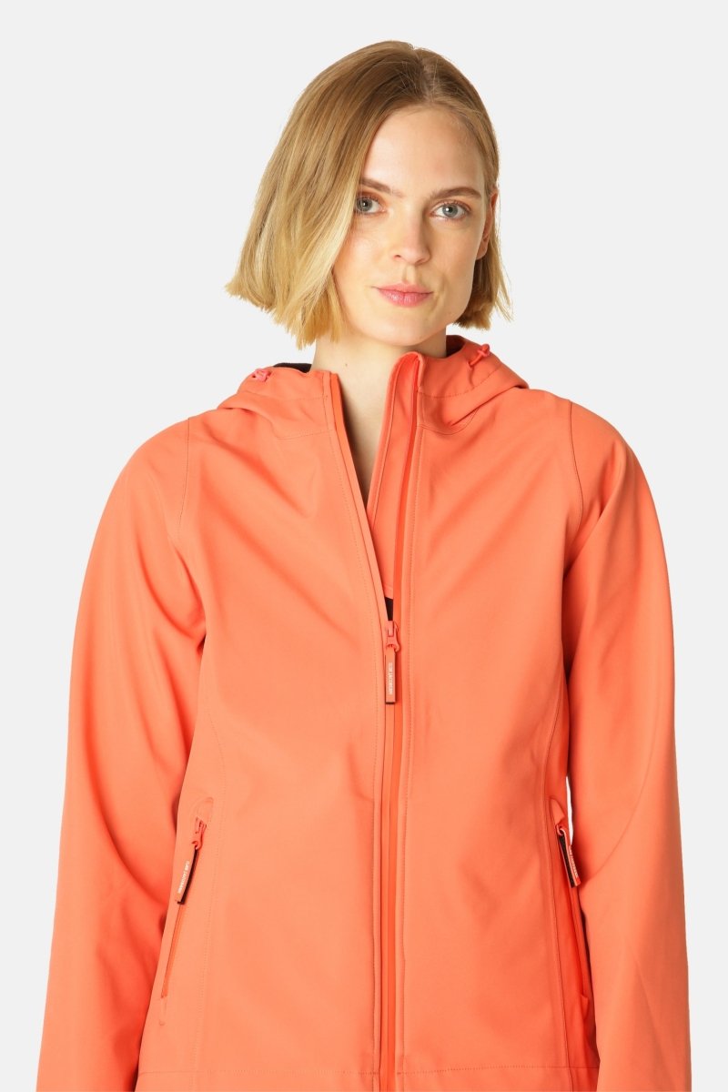 Softshell Regenjas DAYBREAK02 | Hot Orange | Raincoat | Ilse Jacobsen