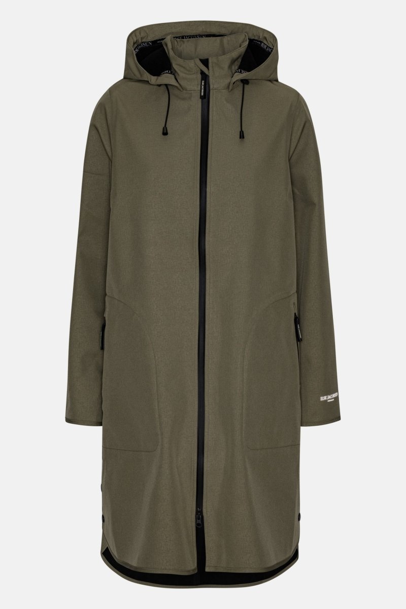 Softshell regenjas RAIN128 | Army | Raincoat | Ilse Jacobsen