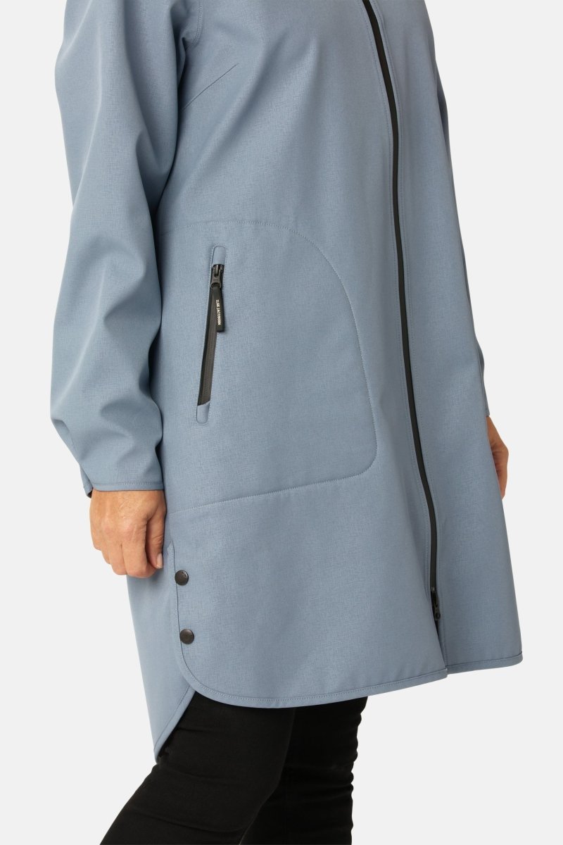 Softshell regenjas RAIN128 | Grey Blue | Raincoat | Ilse Jacobsen