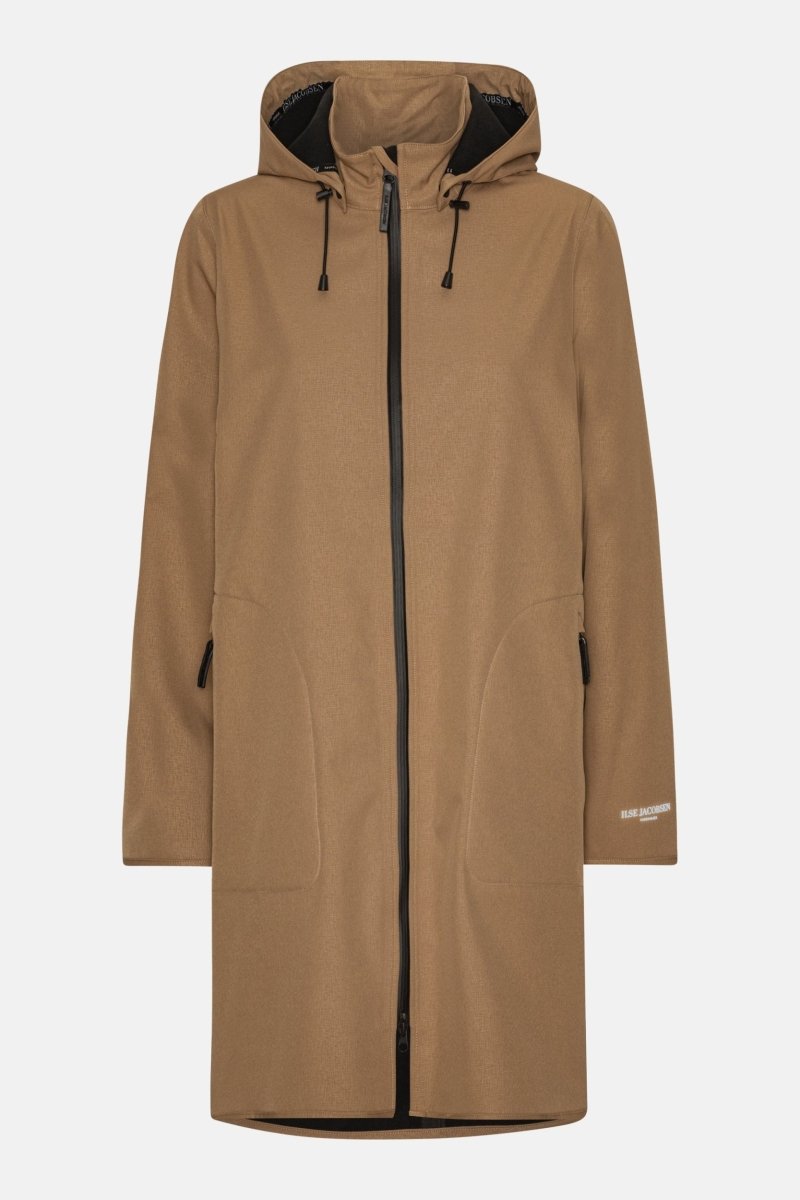Softshell regenjas RAIN128 | Mocca | Raincoat | Ilse Jacobsen