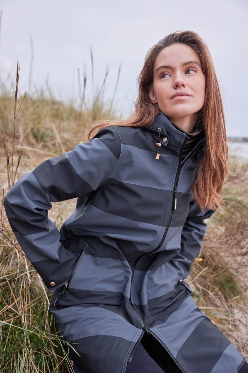 Softshell Regenjas RAIN128ST | Ombre Blue | Jacket | Ilse Jacobsen