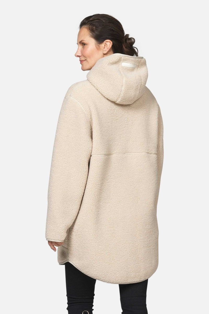 Teddy fleecejack met capuchon BONDEDPILE04 | Kit | Jacket | Ilse Jacobsen
