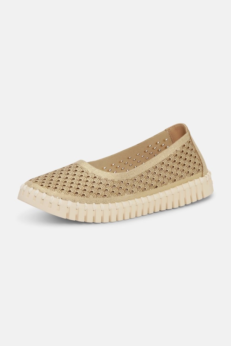 Tulip Ballerina TULIP3578 | Platin Pearled Ivory | Shoes | Ilse Jacobsen