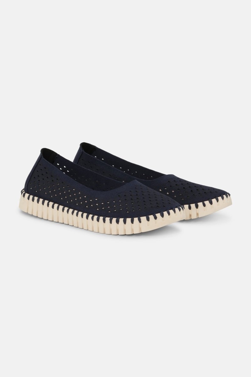 Tulip Ballerina TULIP3579 | Dark Indigo Pearled Ivory | Shoes | Ilse Jacobsen