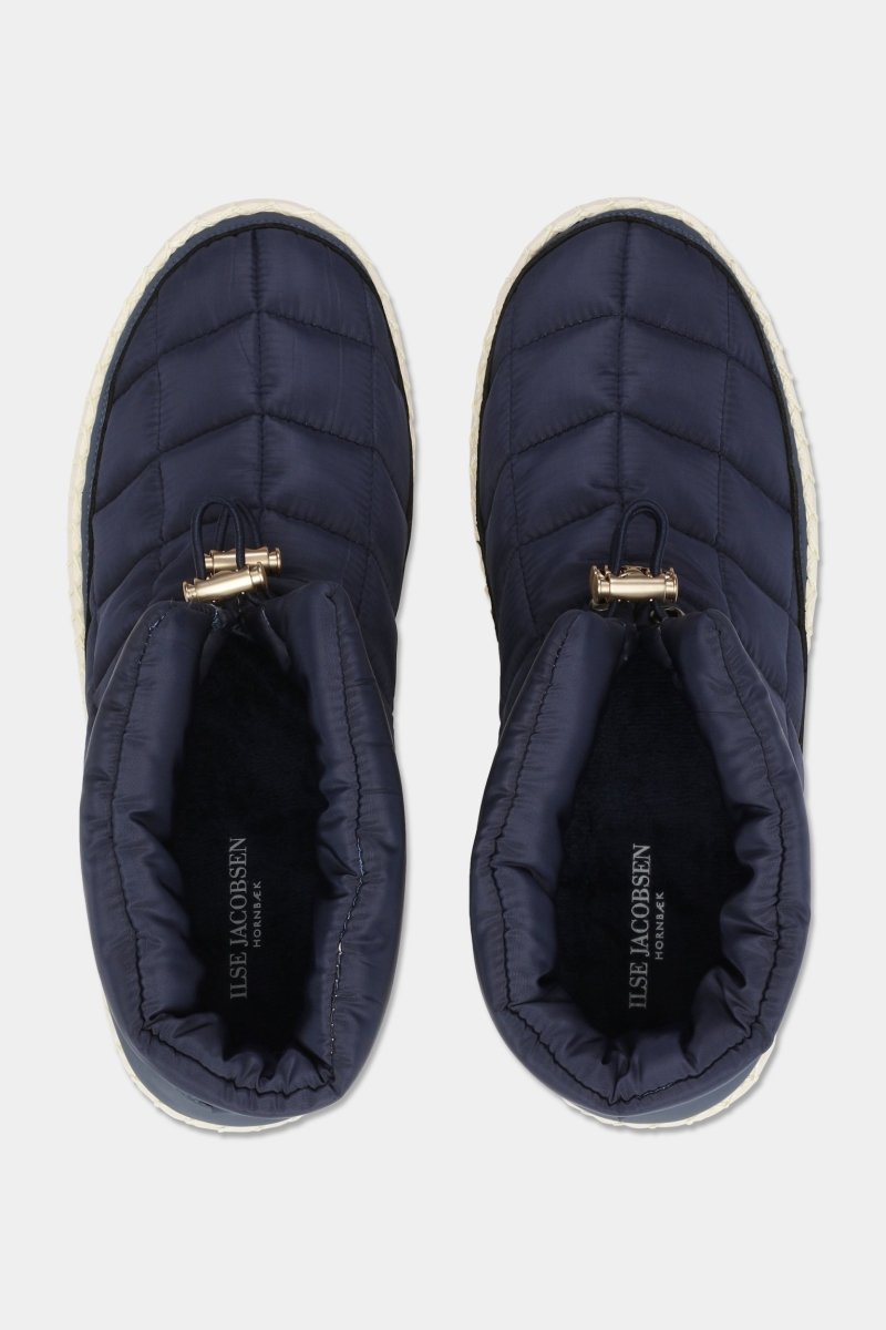 Tulip Gewatteerde Enkelboots TULIP6082 | Dark Indigo Pearled Ivory | Shoes | Ilse Jacobsen