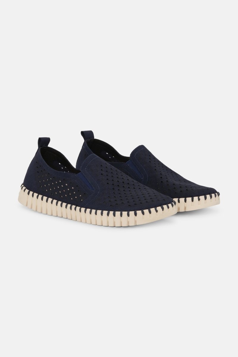Tulip Instapper TULIP4041 | Dark Indigo Pearled Ivory | Shoes | Ilse Jacobsen