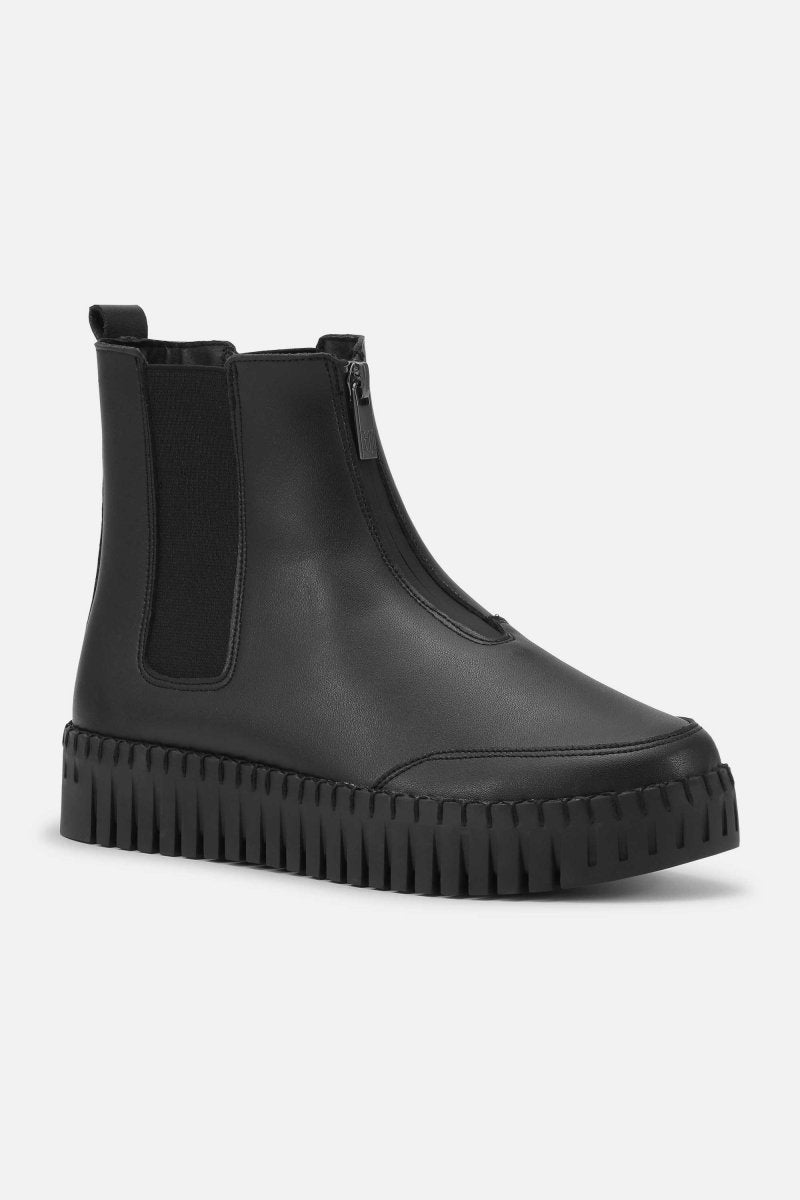 Tulip winterlaarzen met plateauzool TULIP6372 | Black Black | Boots | Ilse Jacobsen