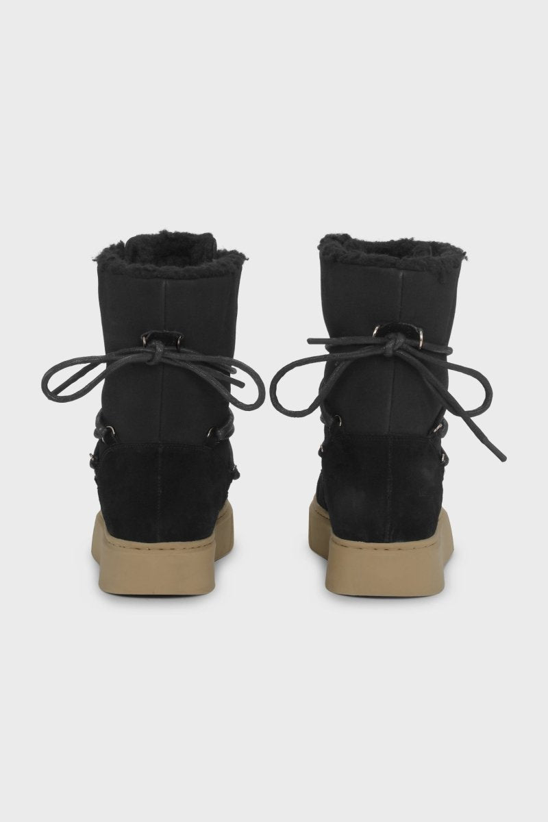 Warme Lage Winterboots COLDY02 | Black Natural | Boots | Ilse Jacobsen