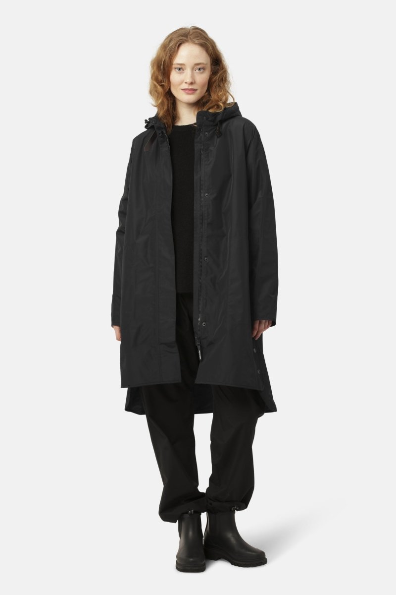 Winterjas RAIN200 | Black | Raincoat | Ilse Jacobsen