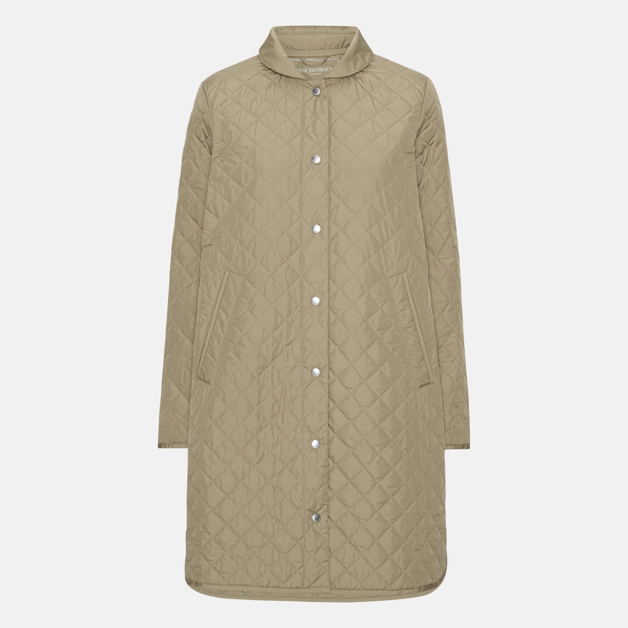 Gewatteerde jas ART36 | Sage | Coat | Ilse Jacobsen