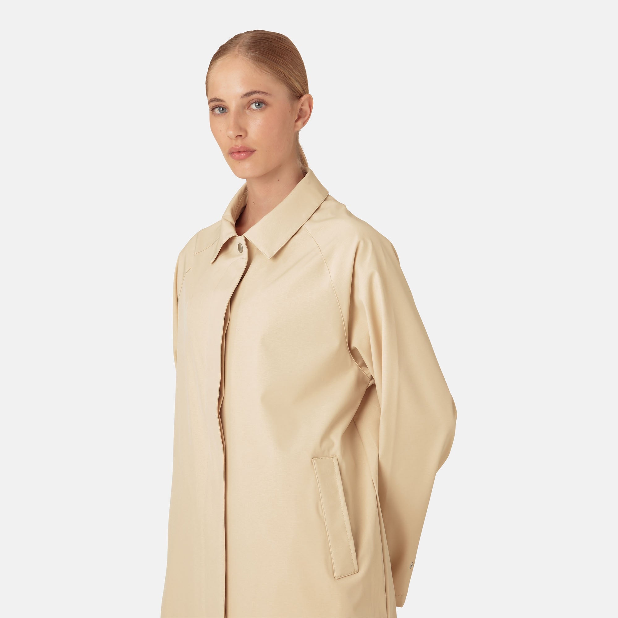 Regenjas RAIN203 | Beige | Raincoat | Ilse Jacobsen