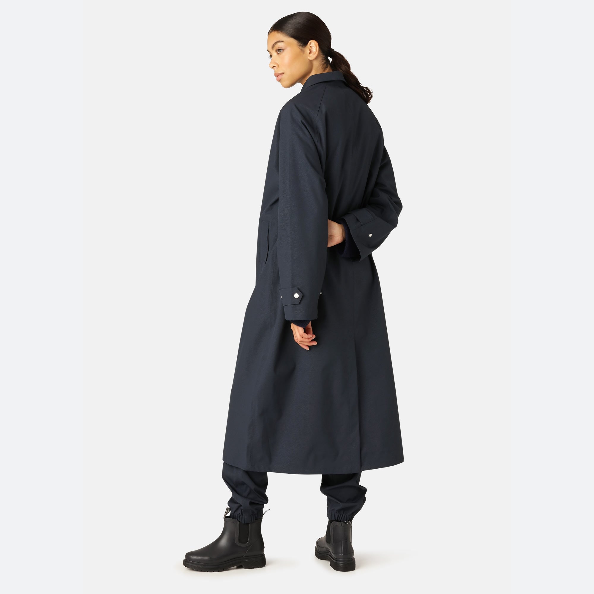 Regenjas RAIN203 | Dark Indigo | Raincoat | Ilse Jacobsen