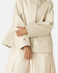 Regenjas URBAN04 - 132 Bleached Sand | Bleached Sand | Raincoat | Ilse Jacobsen