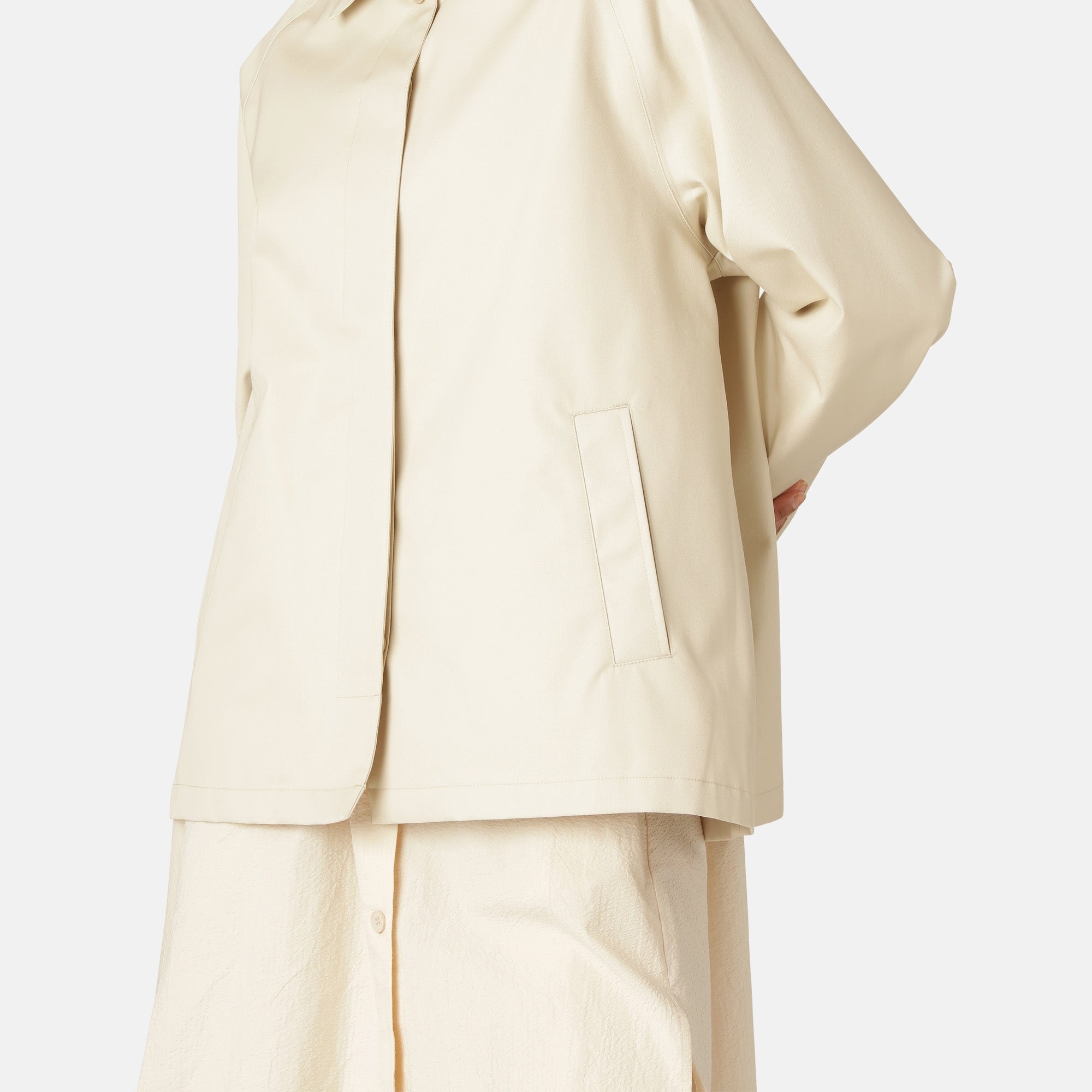 Regenjas URBAN04 | Bleached Sand | Raincoat | Ilse Jacobsen
