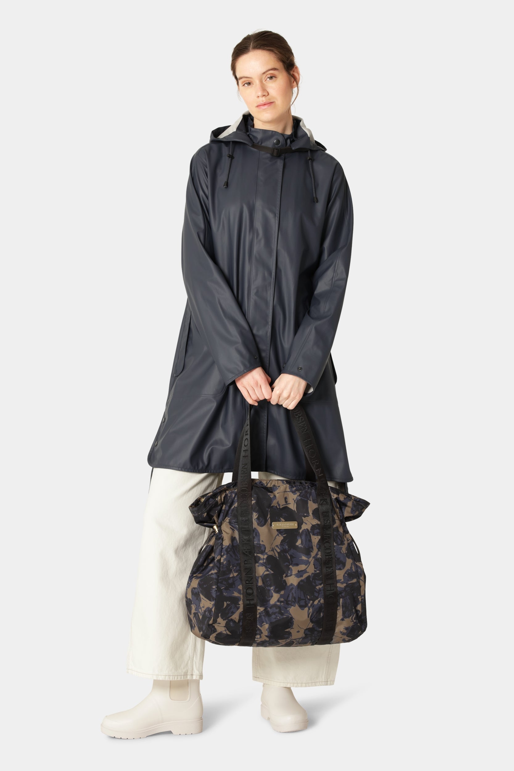 All Weather Shopper Print ALLWEATHER01P | Beige Butterfly | Bag | Ilse Jacobsen