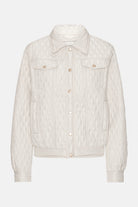 Gewatteerde Jas ALLY03 | Milk Creme | Jacket | Ilse Jacobsen