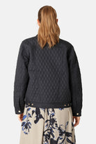 Gewatteerde Jas ALLY03 | Dark Indigo | Jacket | Ilse Jacobsen