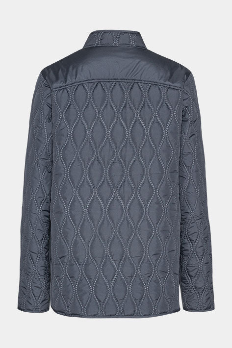 Korte Gewatteerde Jas AROS06 - 604 Ombre Blue | Ombre Blue | Jacket | Ilse Jacobsen
