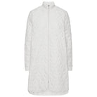 Gewatteerde jas ART06 | Milk Creme | Coat | Ilse Jacobsen