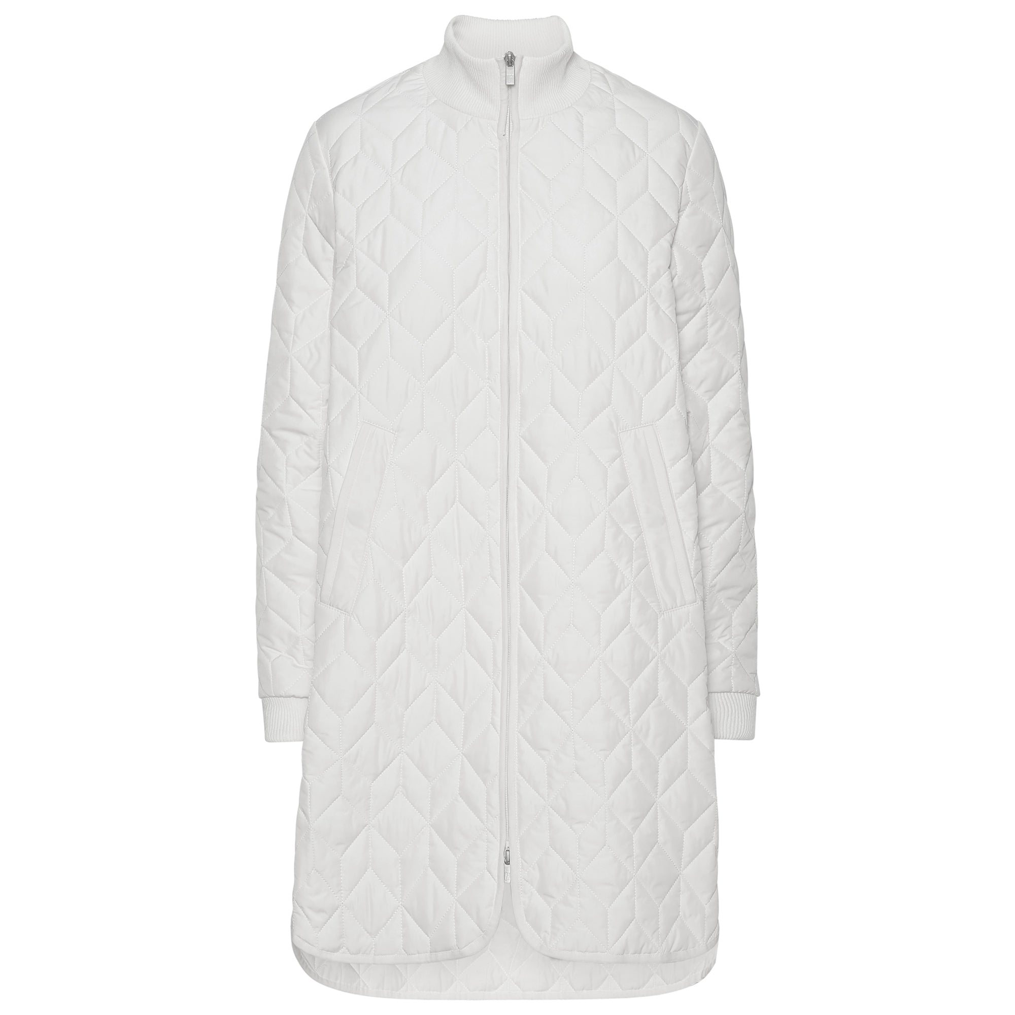 Gewatteerde jas ART06 | Milk Creme | Coat | Ilse Jacobsen