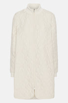 Gewatteerde jas ART06 | Bleached Sand | Coat | Ilse Jacobsen
