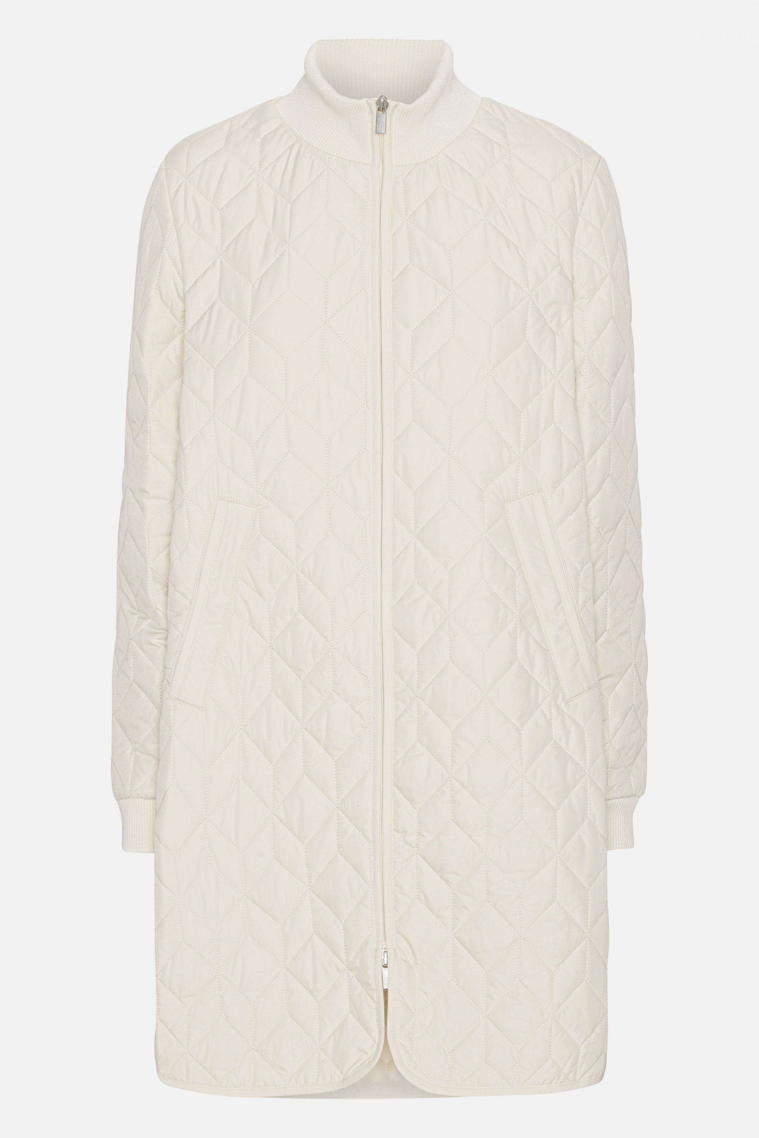 Gewatteerde jas ART06 | Bleached Sand | Coat | Ilse Jacobsen