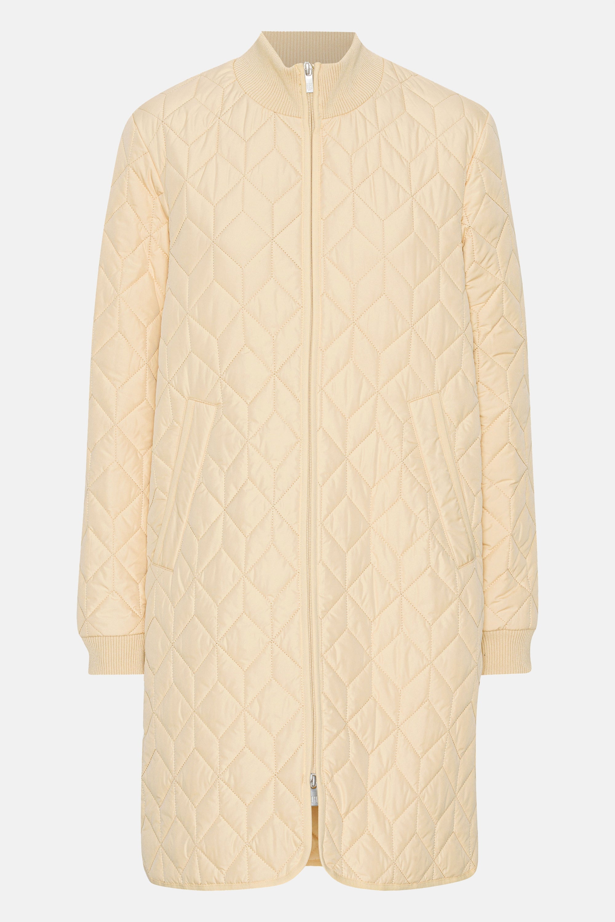 Gewatteerde jas ART06 - 191 Beige | Beige | Coat | Ilse Jacobsen