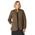 Gewatteerde Jas ART40 | Cub Brown | Coat | Ilse Jacobsen