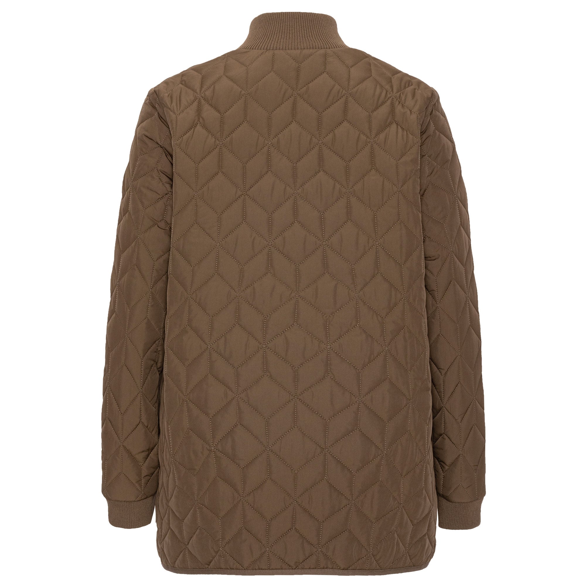 Gewatteerde Jas ART40 - 234 Cub Brown | Cub Brown | Coat | Ilse Jacobsen