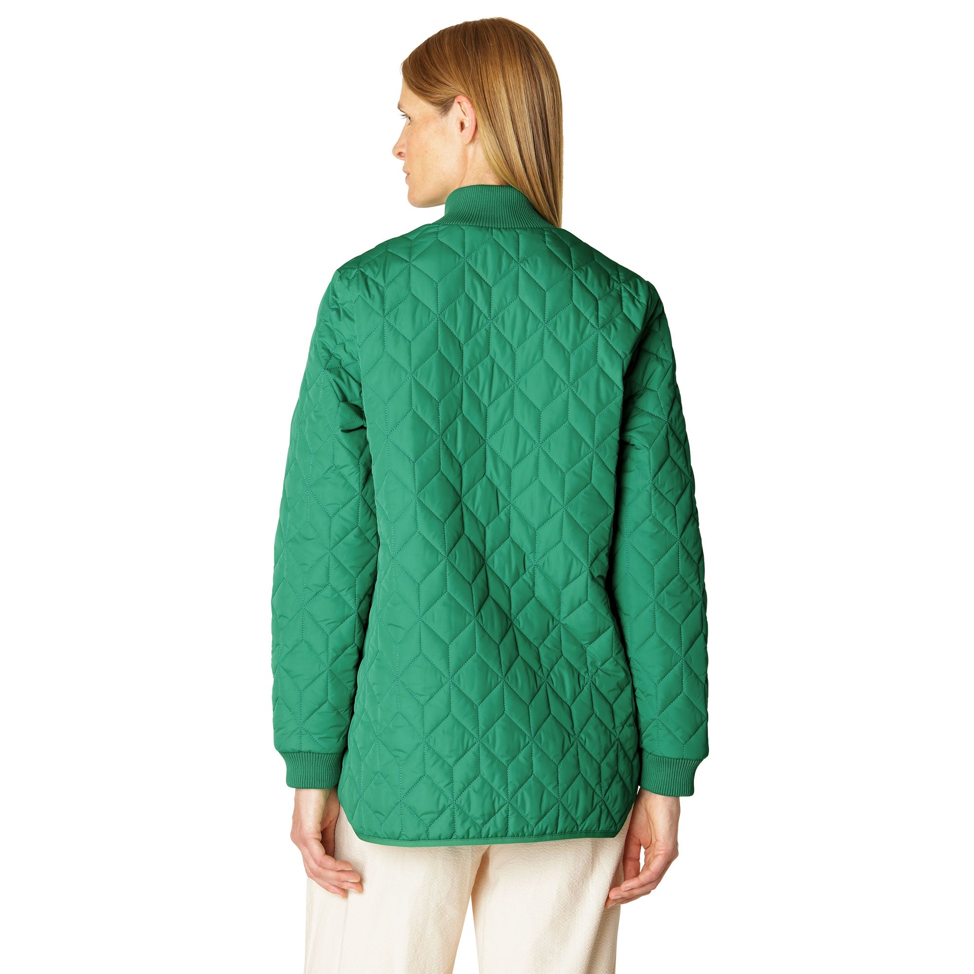 Gewatteerde Jas ART40 - 439 Sea Plant | Sea Plant | Coat | Ilse Jacobsen