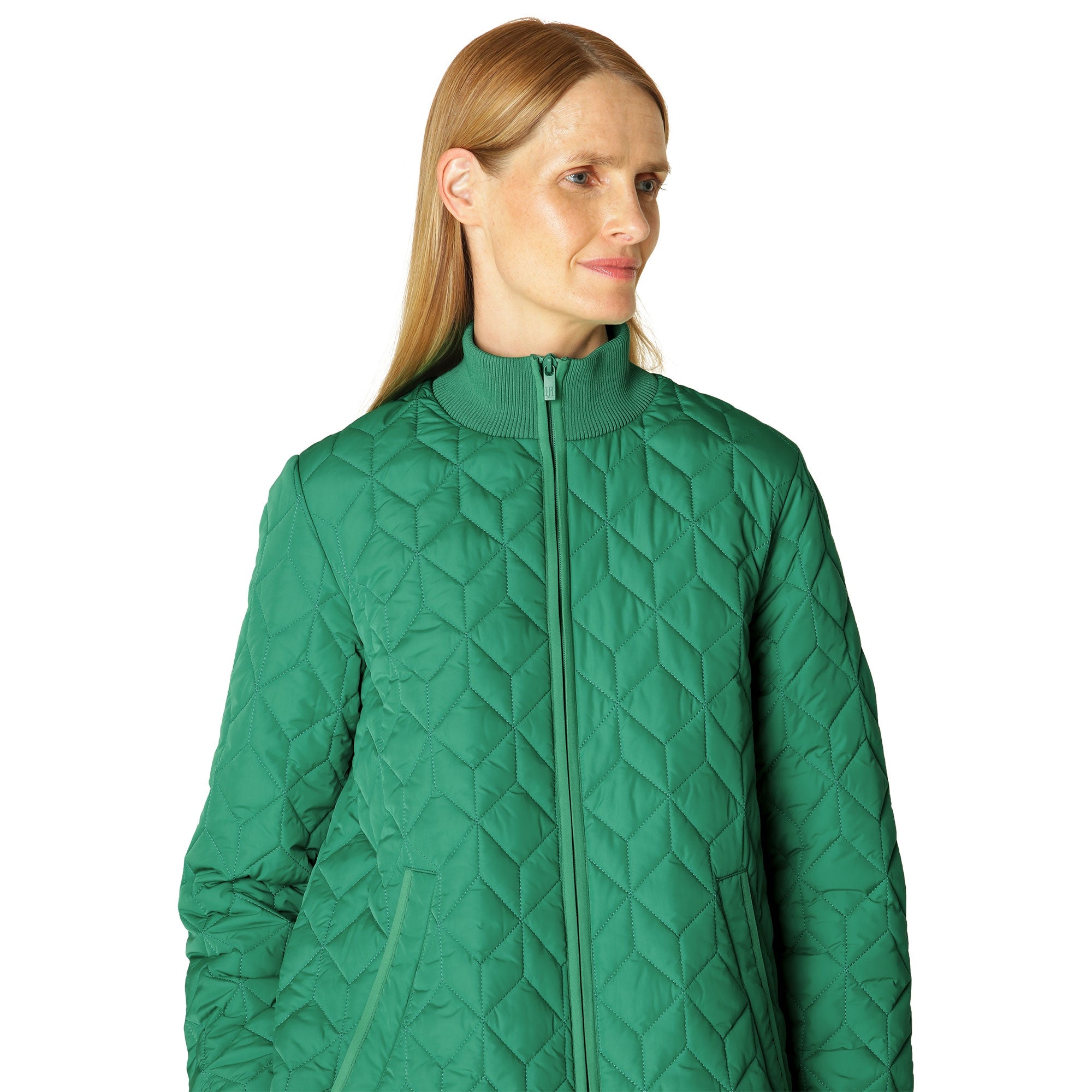 Gewatteerde Jas ART40 - 439 Sea Plant | Sea Plant | Coat | Ilse Jacobsen