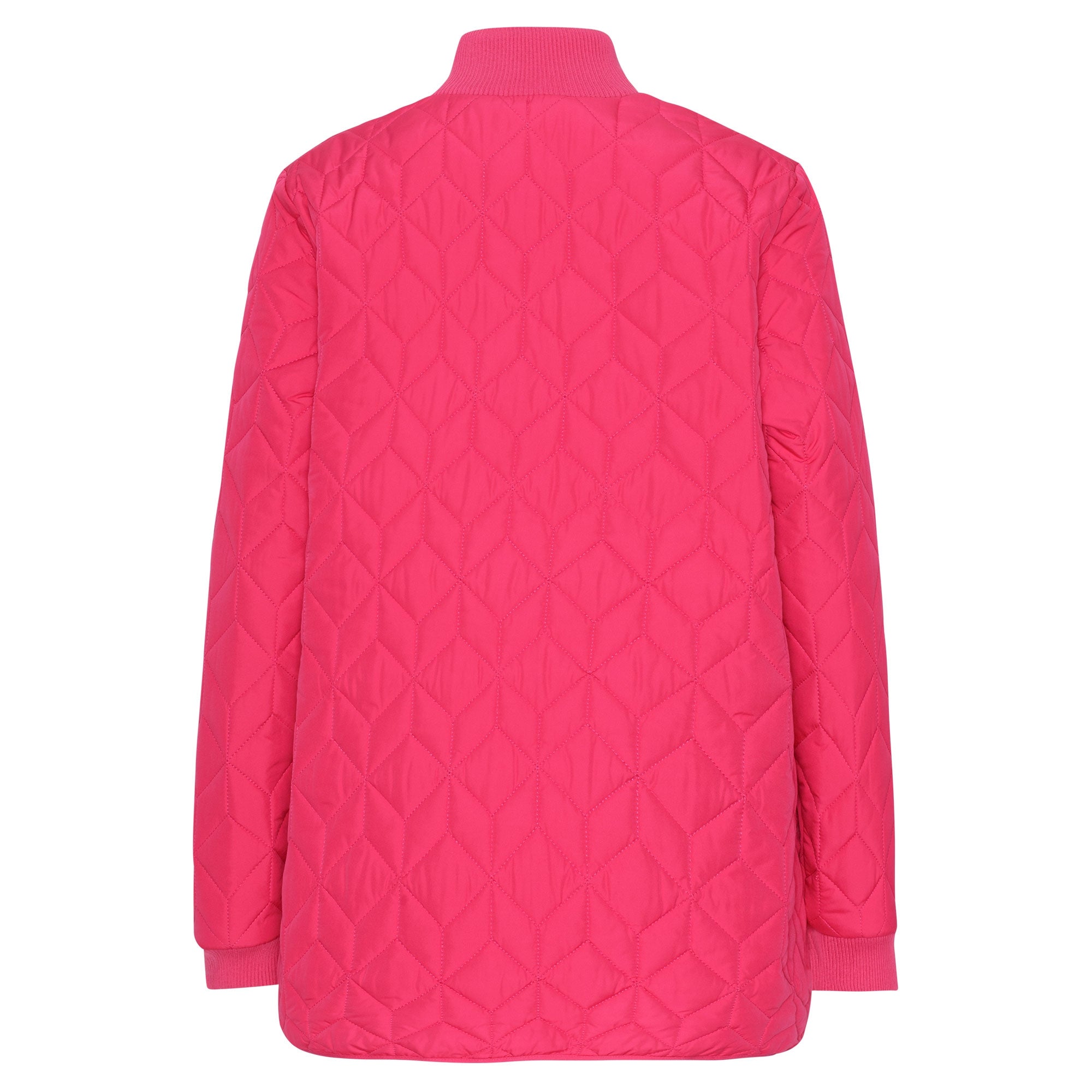 Gewatteerde Jas ART40 - 917 Magenta | Magenta | Coat | Ilse Jacobsen