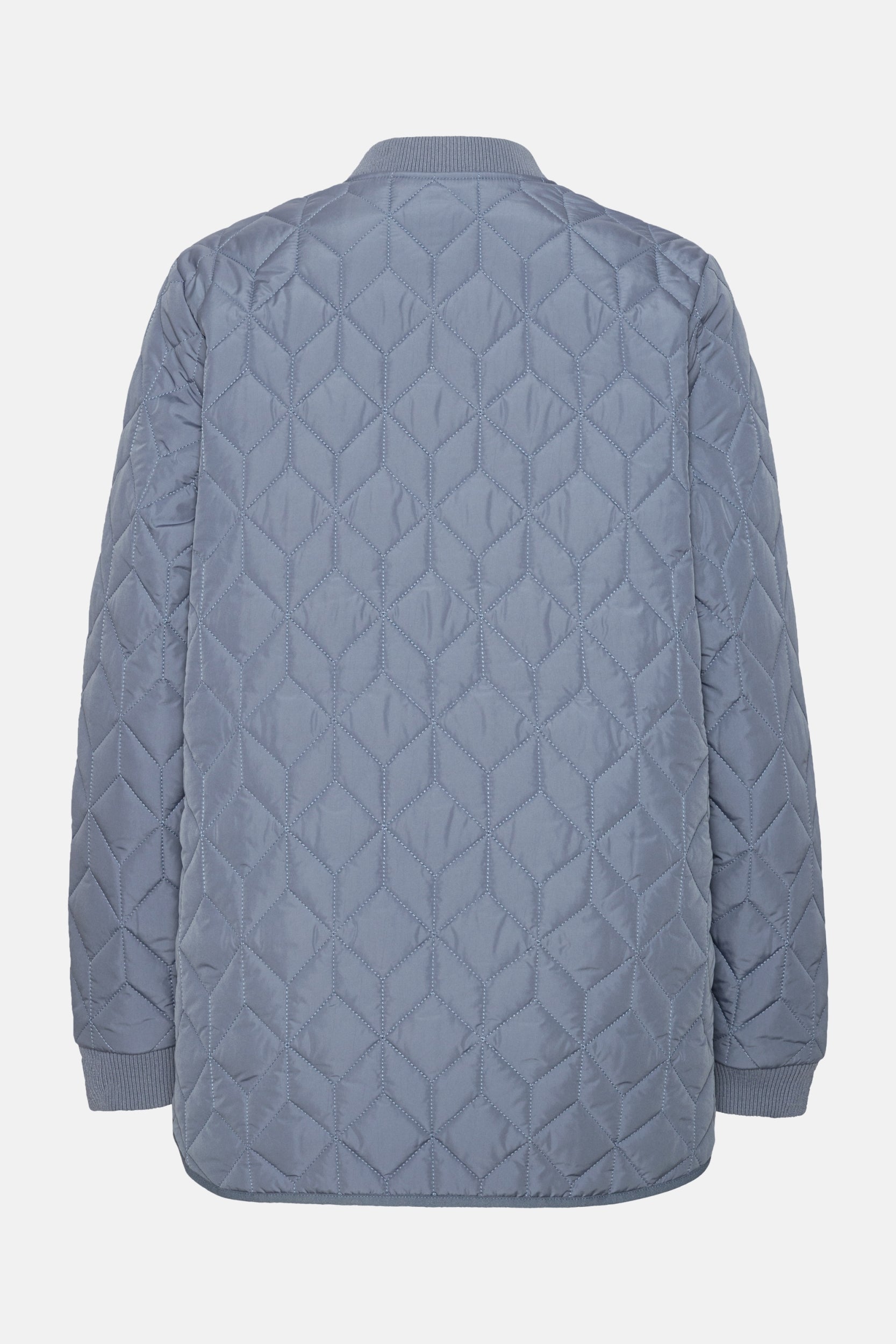 Gewatteerde Tussenjas ART45 | Grey Blue | Jacket | Ilse Jacobsen