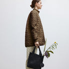 Gewatteerde Jas ART40 | Cub Brown | Coat | Ilse Jacobsen