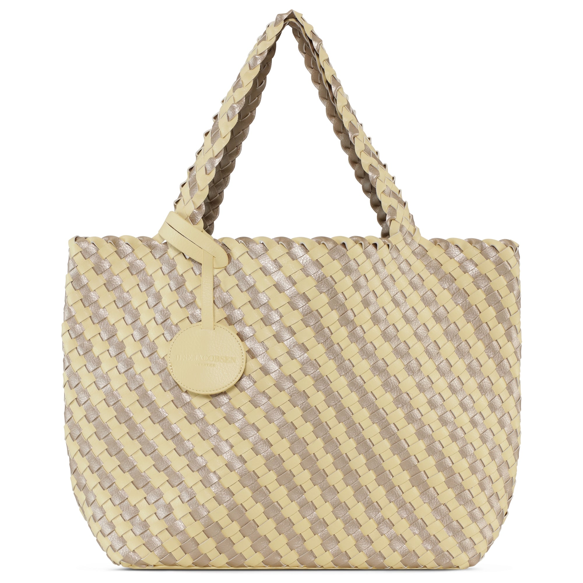 Reversible Tote bag BAG06C - 103780 Double Cream Platin | Double Cream Platin | Bag | Ilse Jacobsen