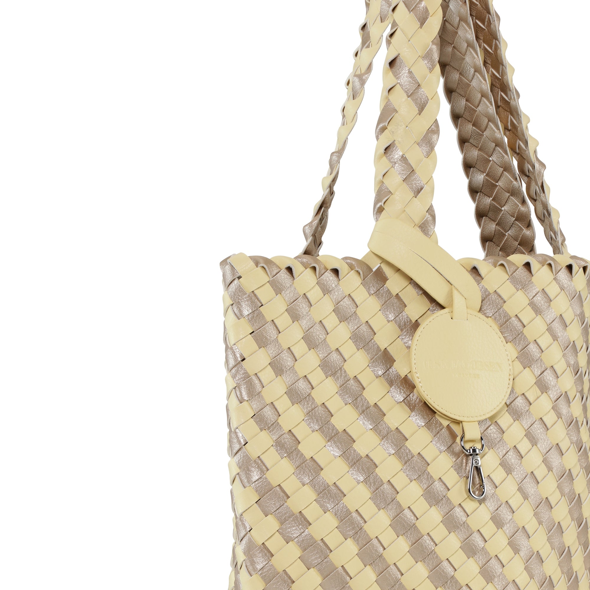 Reversible Tote bag BAG06C - 103780 Double Cream Platin | Double Cream Platin | Bag | Ilse Jacobsen