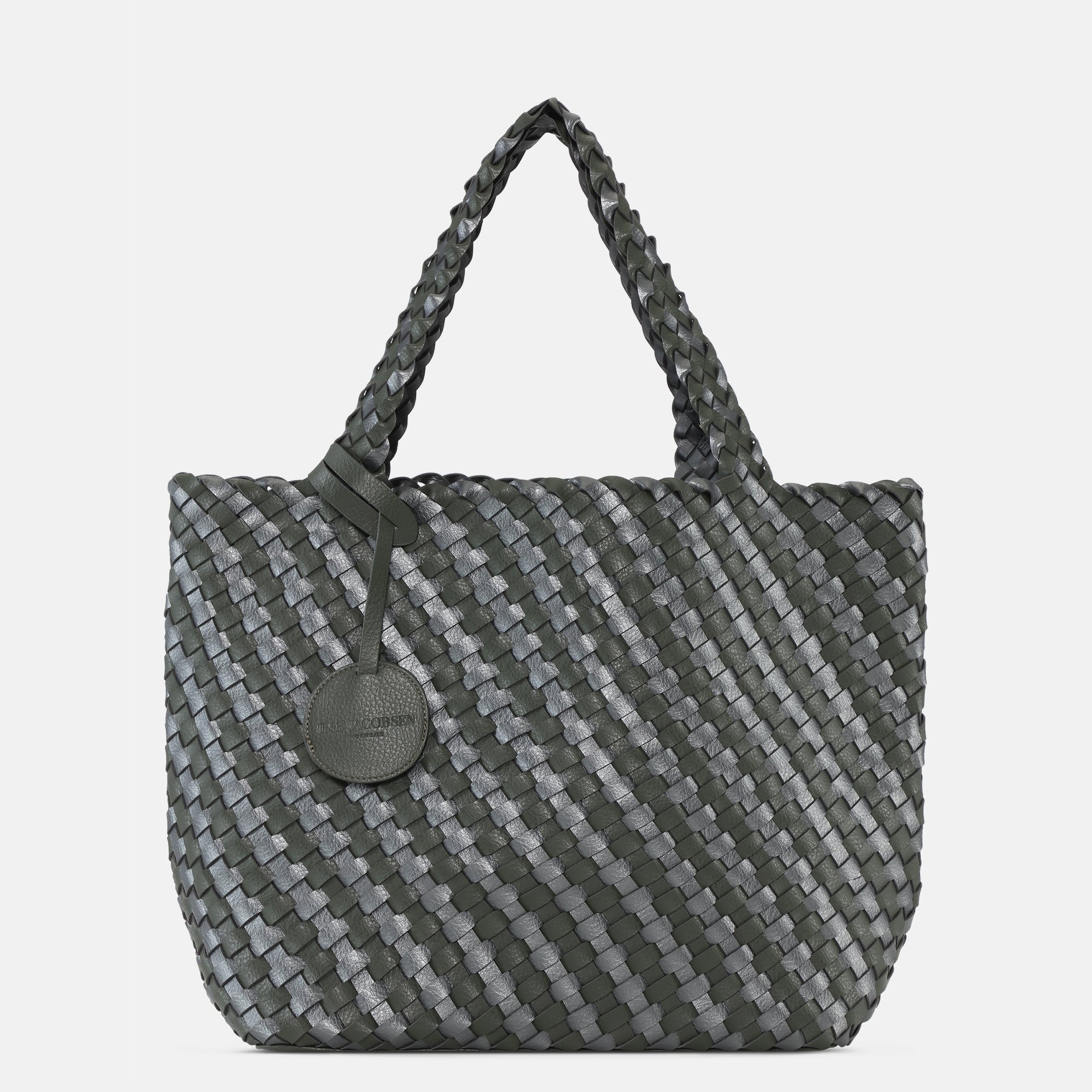 Reversible Tote bag BAG06C | Army Metal | Bag | Ilse Jacobsen