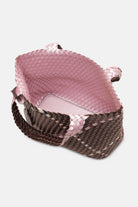 Reversible Tote Bag BAG06D | Ebony Rosy Pink | Bag | Ilse Jacobsen