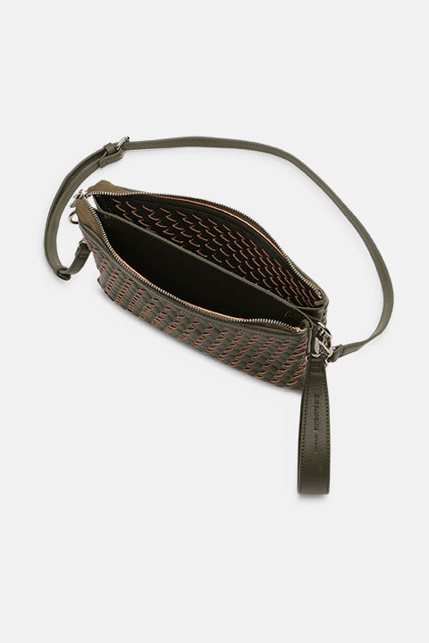 Cross Body Tas BAG08CB - 410 Army | Army | Bag | Ilse Jacobsen