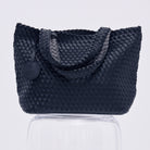 Reversible Tote bag BAG08 M | Navy Metalic Blue | Bag | Ilse Jacobsen