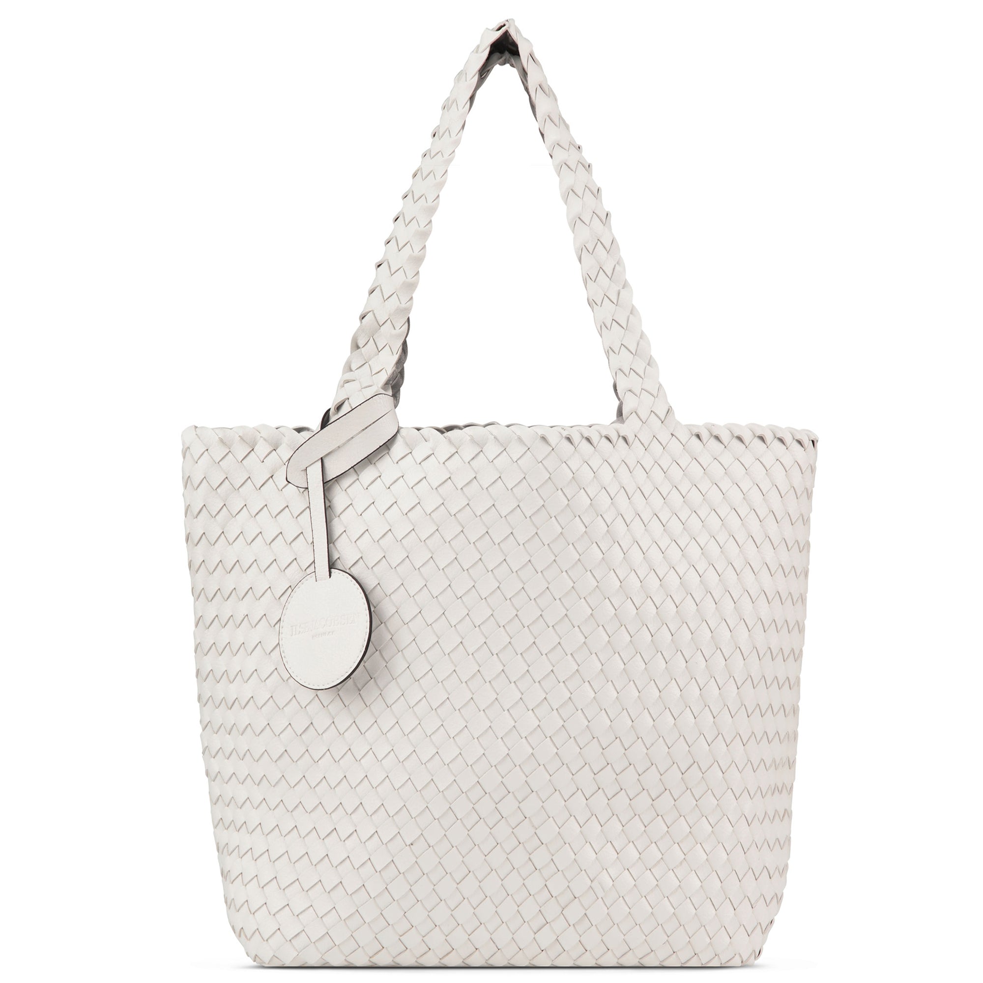 Reversible Tote bag BAG08 M - 100710 White Silver | White Silver | Bag | Ilse Jacobsen