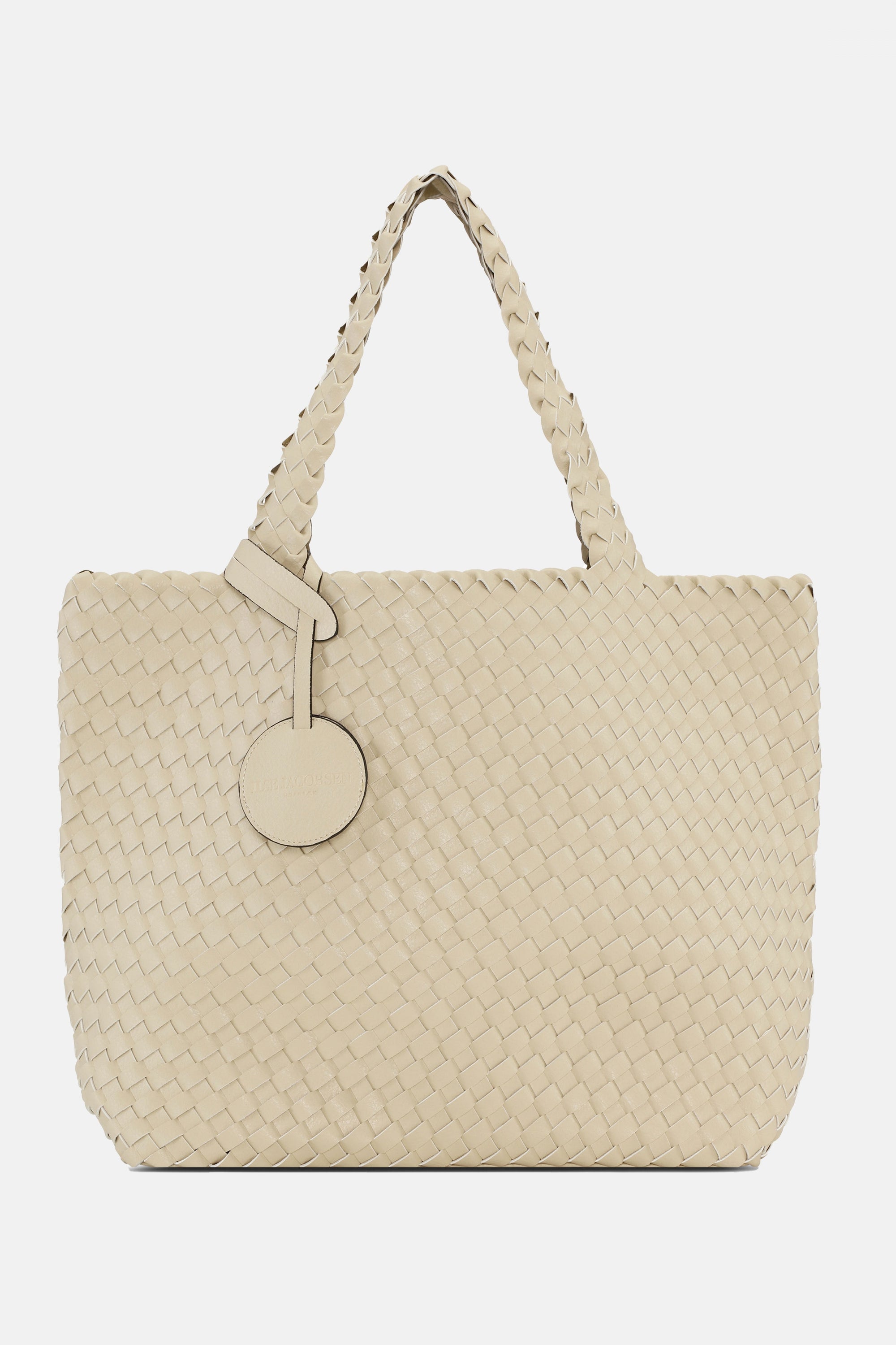 Reversible Tote bag BAG08 M - 101780 Ivory Platin | Ivory Platin | Bag | Ilse Jacobsen