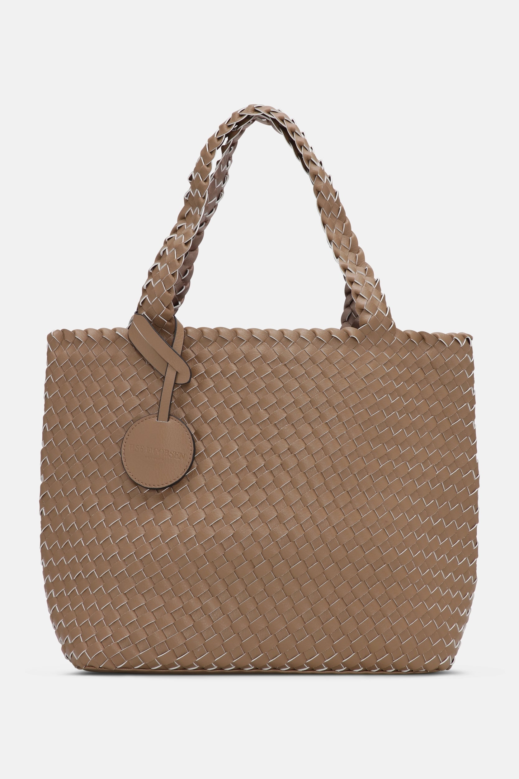 Reversible Tote Bag BAG08 M - 248728 Mocca Metallic | Mocca Metallic Mocca | Bag | Ilse Jacobsen