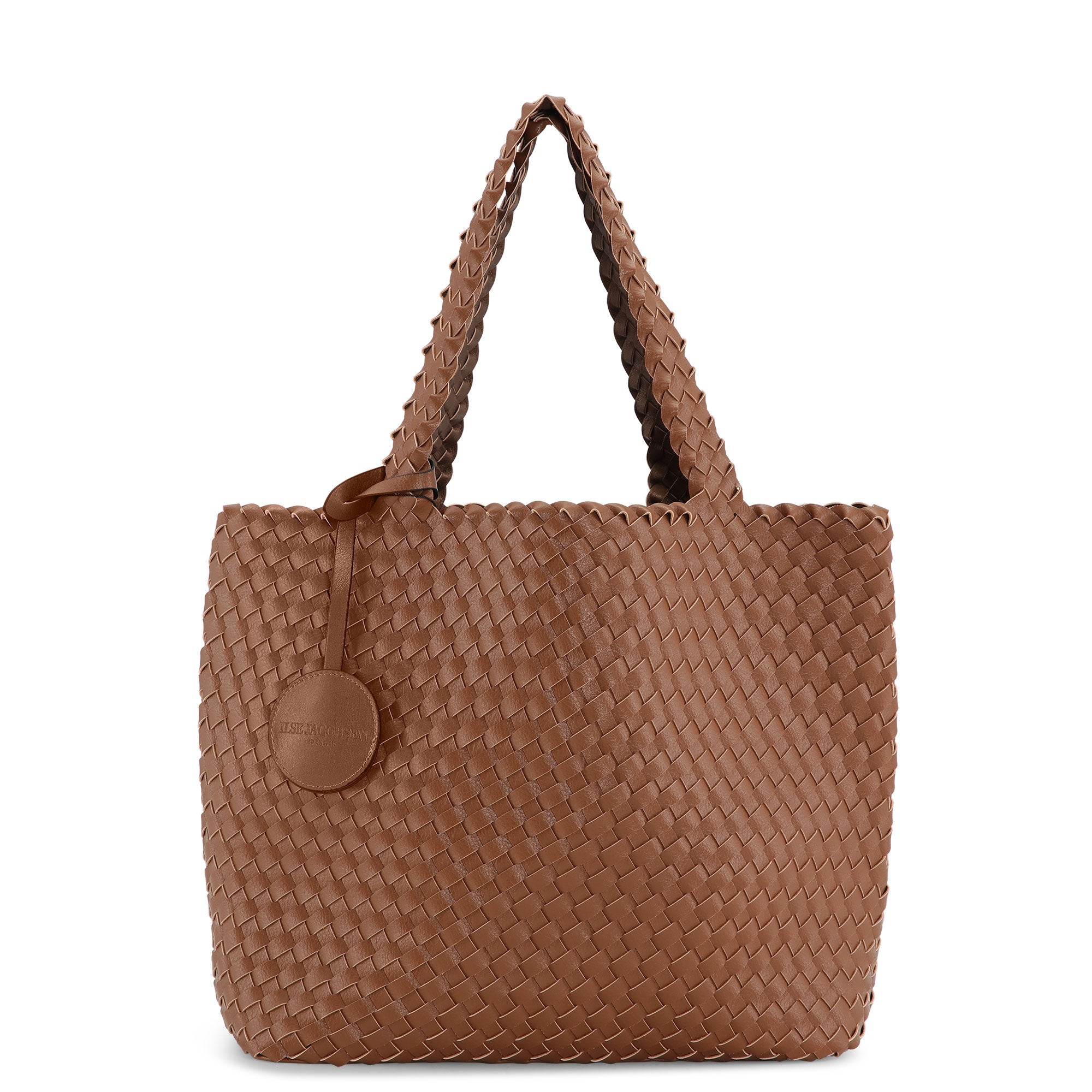 Reversible Tote bag BAG08 M - 254706 Burnt Caramel Metallic Brown | Burnt Caramel Metallic Brown | Bag | Ilse Jacobsen