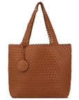 Reversible Tote bag BAG08 M - 254720 Burnt Caramel Copper | Burnt Caramel Copper | Bag | Ilse Jacobsen