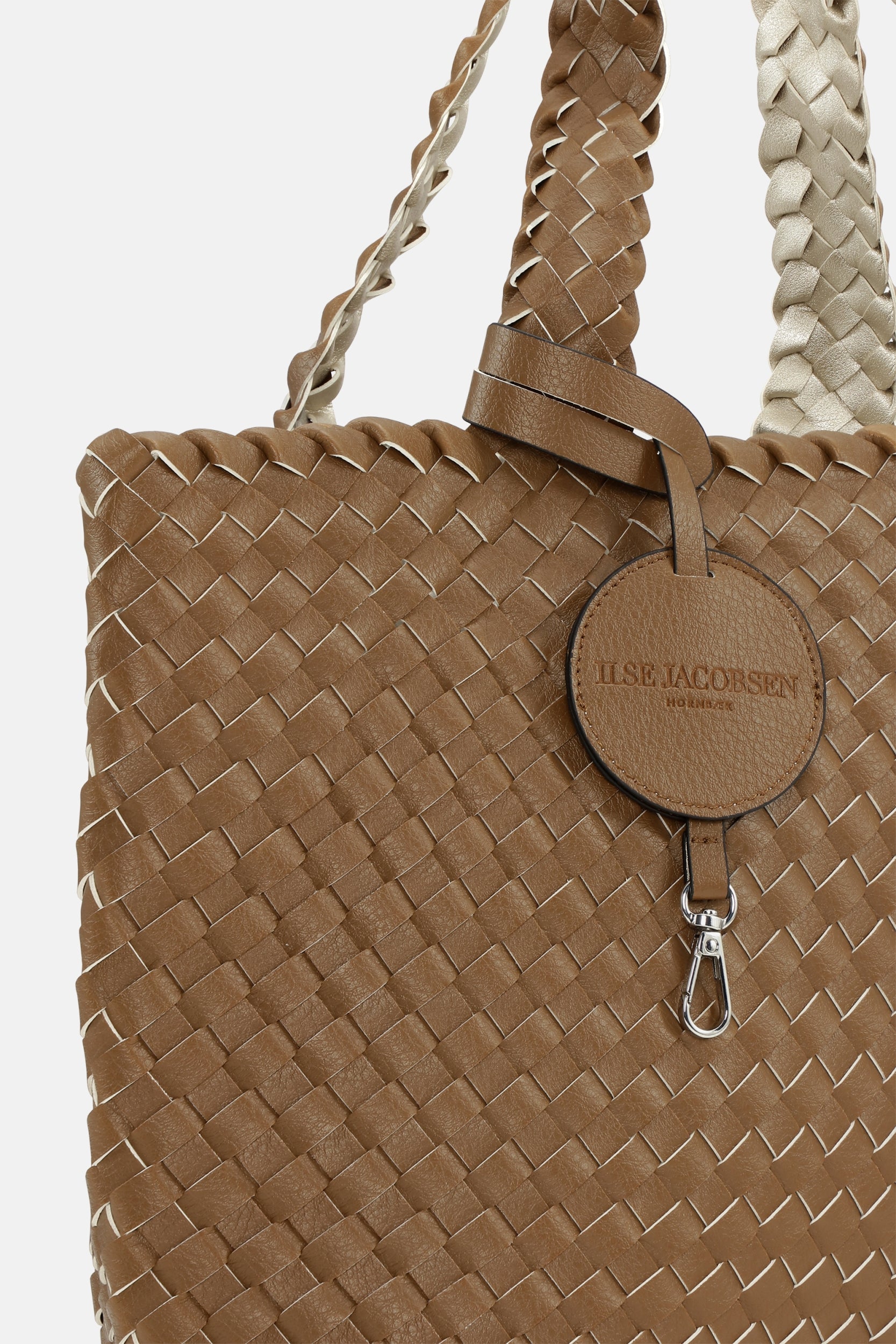 Reversible Tote bag BAG08 M | Goldy Sand Dollar Metallic | Bag | Ilse Jacobsen